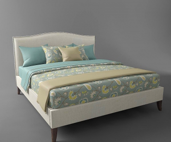 Modern Double Bed-ID:732575691