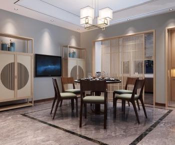 New Chinese Style Dining Room-ID:262805183