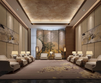 Modern New Chinese Style Reception Room-ID:921969796