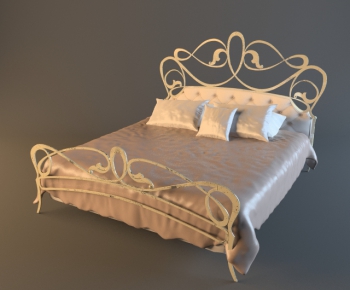 European Style Double Bed-ID:358703244