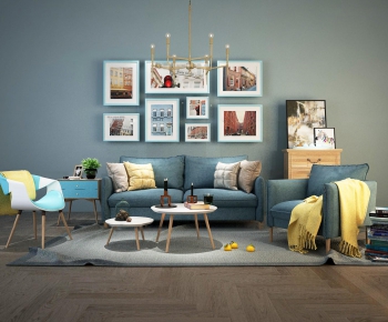 Nordic Style Sofa Combination-ID:419284311