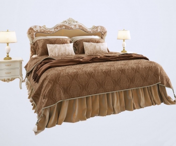 European Style Double Bed-ID:414913711