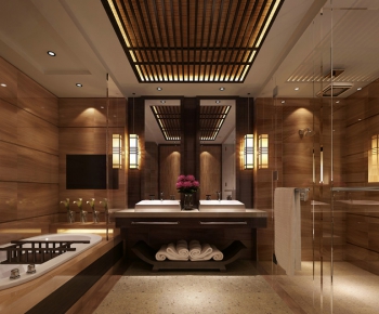 Modern New Chinese Style TOILET-ID:742550174