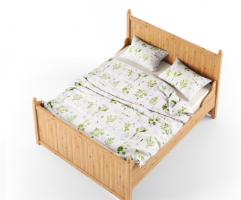 Modern Double Bed-ID:954050626