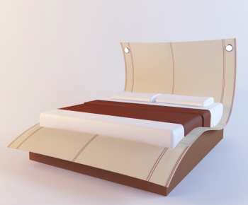 Modern Double Bed-ID:516841416