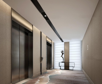 Modern Corridor/elevator Hall-ID:201344238