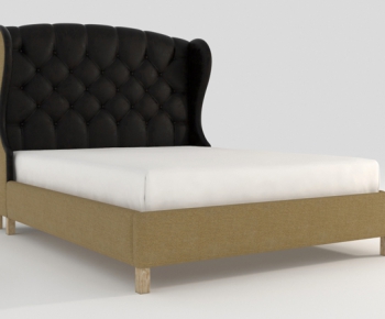 Modern Double Bed-ID:542508728