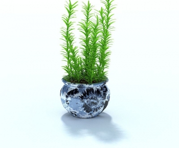 Modern Potted Green Plant-ID:391099228