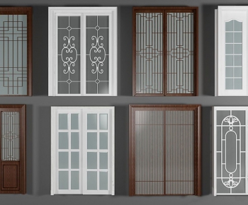 New Chinese Style Simple European Style Door-ID:149293791