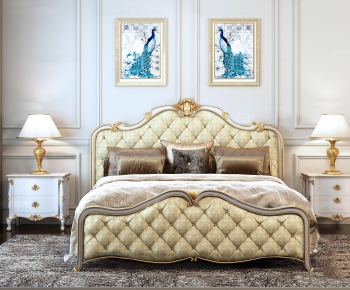 European Style Double Bed-ID:548705687