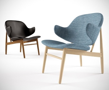 现代北欧休闲椅3D模型