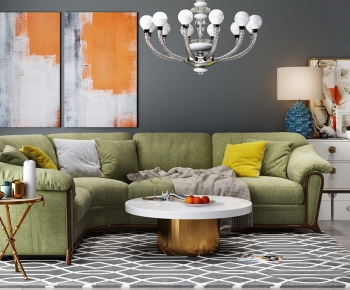 Modern Simple European Style Multi Person Sofa-ID:989453587