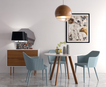 Modern Nordic Style Dining Table And Chairs-ID:547114448