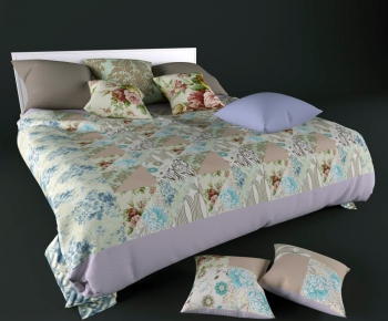 Modern Double Bed-ID:794813755