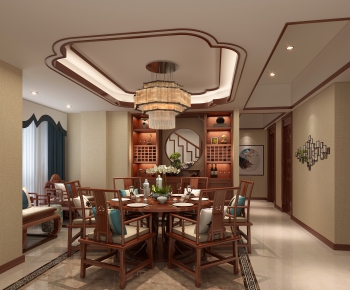 New Chinese Style Dining Room-ID:928197455