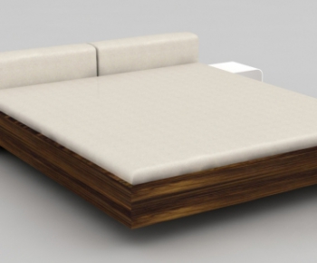 Modern Double Bed-ID:999930133