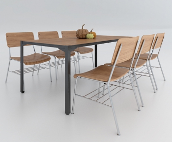 Modern Dining Table And Chairs-ID:914447131