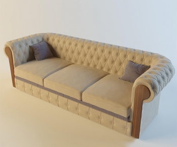 European Style Three-seat Sofa-ID:234795862