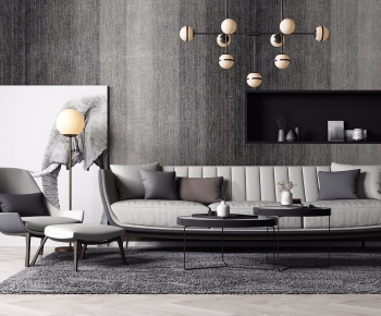 Modern Nordic Style Sofa Combination-ID:385909823