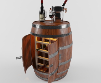 European Style Wine Cabinet-ID:650871342