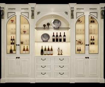 European Style Wine Cabinet-ID:416697931