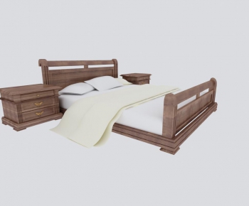 European Style Double Bed-ID:274431641