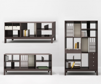 New Chinese Style Bookcase-ID:338315453