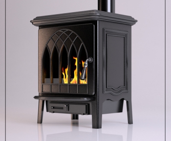 Industrial Style Fireplace-ID:677147759
