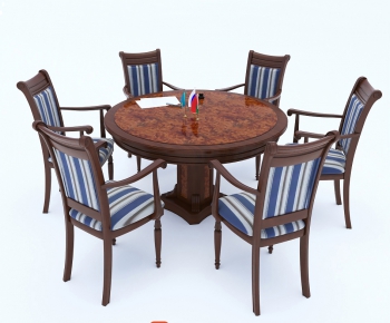American Style Leisure Table And Chair-ID:274182761