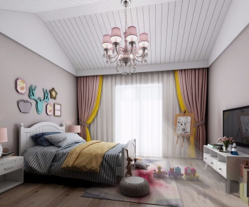 Nordic Style Girl's Room Daughter's Room-ID:193264354