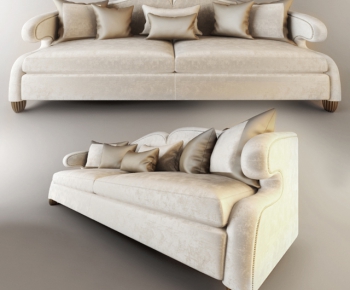 Simple European Style A Sofa For Two-ID:246601829