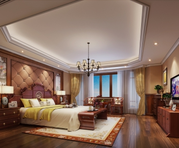 New Chinese Style Bedroom-ID:918962411