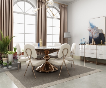 Modern Dining Table And Chairs-ID:647314682