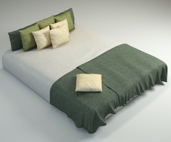 Modern Double Bed-ID:306230938