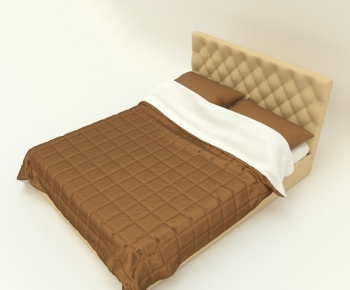 Modern Double Bed-ID:943544176