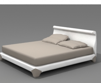 Modern Double Bed-ID:703088426