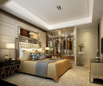 Modern New Classical Style Bedroom-ID:544983577
