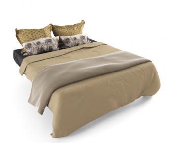 Modern Double Bed-ID:439552695