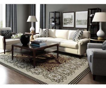 American Style Sofa Combination-ID:530287916