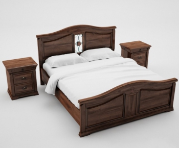 European Style Double Bed-ID:691684961