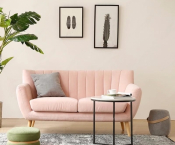 Nordic Style A Sofa For Two-ID:966893113