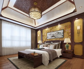 Chinese Style Bedroom-ID:756627358