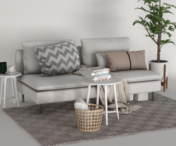 Modern Nordic Style A Sofa For Two-ID:897881476
