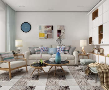 Modern A Living Room-ID:475450645