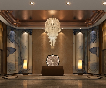 New Chinese Style Lobby Hall-ID:503859214