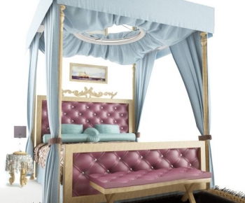 European Style Double Bed-ID:279408322