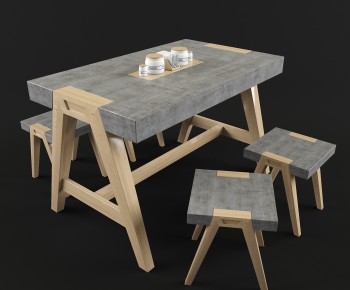 Nordic Style Leisure Table And Chair-ID:150608873