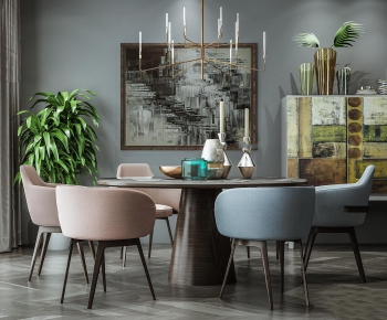 Modern Dining Table And Chairs-ID:630964576