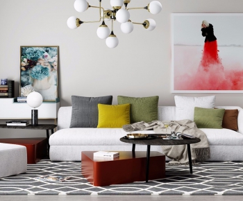 Nordic Style Sofa Combination-ID:479548842