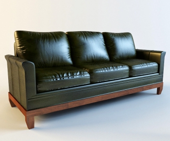 Modern Three-seat Sofa-ID:993376187